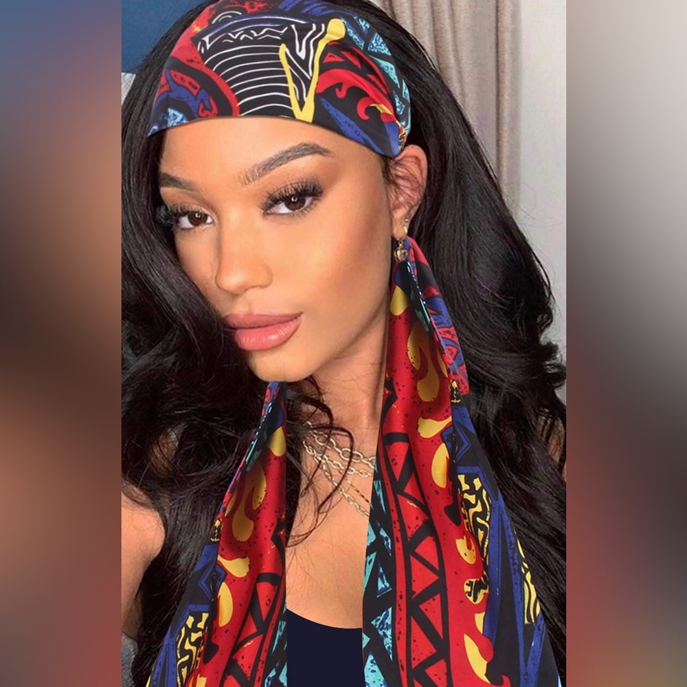 ๐ฅ๐๐ฅ 3-Pack Satin Edge Laying Scarves - Headband/Wrap/Scarf Set